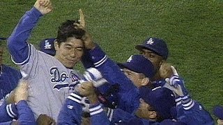 Hideo Nomo hurls a nohitter against the Rockies in 1996 [upl. by Linskey]