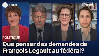 Panel politique  François Legault prend ses distances avec Pierre Poilievre [upl. by Torin380]