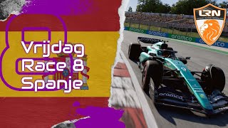 Vrijdagleague  Race 8 Spanje  LRN  F1 23 [upl. by Sirk]