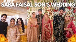 Saba Faisal Sons Marriage [upl. by Mabelle]