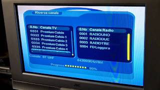 Test installazione decoder e videoregistratore digitale terrestre Zapper Tlogic DVBT4 [upl. by Natalina275]