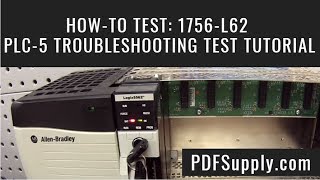 HowTo Troubleshoot 1756L62 ControlLogix Processor Allen Bradley Training Video [upl. by Aynot]