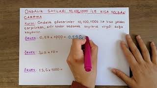 6 Sınıf Matematik  Ondalık Gösterim Konu Anlatımı  Ondalık Sayılarda Çarpma İşlemi [upl. by Sivehc]