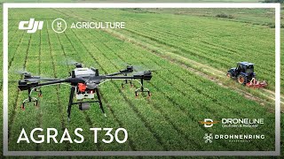 DJI Agras 1030 T10T30  Digitale Landwirtschaft aus der Luft [upl. by Aciretahs]