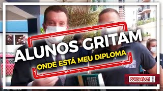 ALUNOS GRITAM  ONDE ESTÁ MEU DIPLOMA [upl. by Aletha]