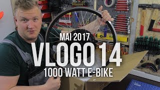 VLOG014 DIY 1000 WATT EBike  50 kmH Pedelec selber bauen 160 Euro [upl. by Aneehsor]