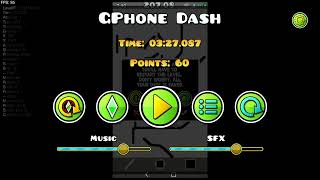 GPhone Dash  A phone made in the Geometry Dash Level Editor [upl. by Vergos]