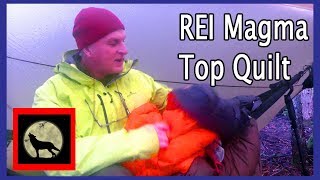 REI Magma Trail Backpacking Quilt Review and Testing [upl. by Eicnan]