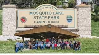 Mosquito Lake State Park Casita Owners of Ohio Fiberglass camper rally [upl. by Trakas]