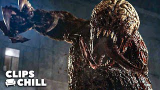 All The Best Monster Attack Scenes From Resident Evil Milla Jovovich [upl. by Rosco]