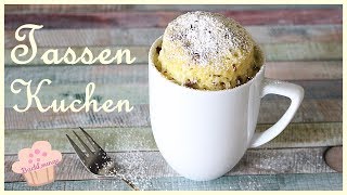 DIY  Tassen Kuchen  Mug Cake  aus der Mikrowelle  schnell und einfach Backlounge Rezept [upl. by Enehpets]