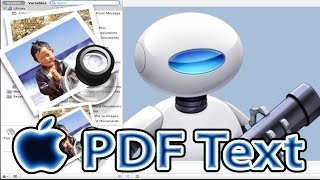 How to Extract TEXT from PDF on macOS  Convert PDF to TEXT in Automator Workflow [upl. by Harrus982]