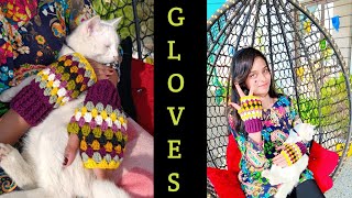 Crochet Gloves Tutorial For Beginners  Fingerless Gloves crochetpattern [upl. by Ecinahs865]