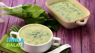 Moong Dal and Spinach Soup Zero Oil Recipe by Tarla Dalal [upl. by Aniehs]