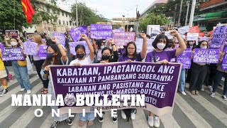 Youth protesters call against antiwomen antipeasant policies and mandatory ROTC [upl. by Saerdna]