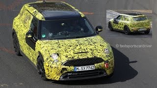 new Mini Clubman Cooper S F54 prototype at Nurburgring [upl. by Kennard]