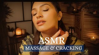 ASMR Massage and Neck Cracking for Sleep [upl. by Bork]