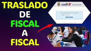 Traslado de fiscal a fiscal juntoseducaciongobec  2025 [upl. by Esinek781]