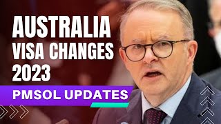 CHANGES TO VISA PROCESSING AFTER PMSOL REMOVAL  AUSTRALIA IMMIGRATION NEWS UPDATE 2023 [upl. by Aicargatla]