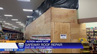 Chico Safeway roof repair [upl. by Gilpin]