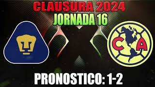 Pronósticos de la Jornada 16 Clausura 2024 Liga MX 🔥 ganador y goles [upl. by Samohtnhoj625]