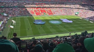 Plymouth Argyle Fans Sing The Janner Song pre Papa Johns Trophy Final vs Bolton Wanderers at Wembley [upl. by Arrac]