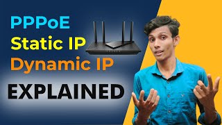 WIFI Router Configuration  PPPoE Static IP amp Dynamic IP Kia hai  How to Get IP Adress Subnet Mask [upl. by Trevlac]