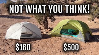 Cheap vs Expensive Backpacking Tents The Truth [upl. by Harihs]