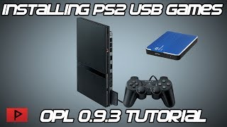 How To Install PS2 Games to USB for OPL 093 Simple Tutorial 2017 [upl. by Madda535]