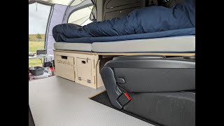 Camping boot box by Campal Campervan Conversions Ltd for Berlingo [upl. by Gilliam300]