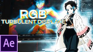 RGB Turbulent Displace  After Effects AMV Tutorial [upl. by Ttegdirb]