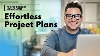 Create An Optimized Excel Project Plan In Under 60 Seconds [upl. by Ahsaekal]