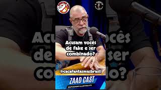 Acusam vocês de Fake e ser tudo combinado cacafantasmasbrasil zaadtv podcast [upl. by Nytram]