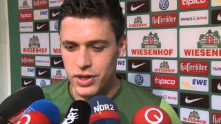 Zlatko Junuzovic zu HSV quotGemischte Gefühlequot  Bayern München  Werder Bremen [upl. by Dnallor]