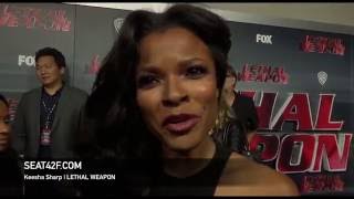 Keesha Sharp LETHAL WEAPON Red Carpet Interview [upl. by Bullough287]