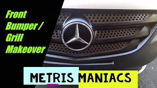 Mercedes Metris Front Bumper  Grill Makeover  How to make your bumper look new [upl. by Repsag]