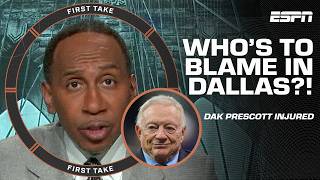 Stephen A NAMES JERRY JONES as the reason for the Cowboys’ problems 🤠  First Take [upl. by Mahseh975]