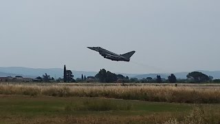 Aeroporto militare Grosseto decollo Eurofighter [upl. by Anire]