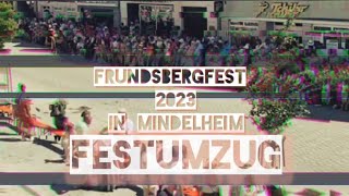 Frundsbergfest 2023 Mindelheim Festumzug [upl. by Kersten17]