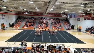 Chapmanville Middle School at Martinsburg Bulldog Cheerpalooza Invitational 2023 [upl. by Enyrehtac]