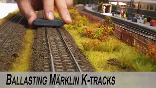 Ballasting model railroad tracks EASY  Detailed guide DIY [upl. by Uba]