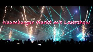 Lasershow auf dem Naumburger Marktplatz anlässlich der HildebrandtTage am 21021 [upl. by Anigriv]