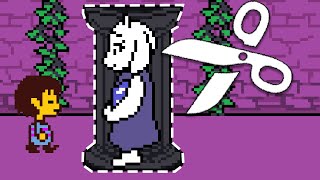 Is Toriel REALLY Standing Behind the Pillar  Undertale [upl. by Enailuj]