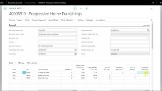 How to post multiple invoices to a single purchase order  Microsoft Dynamics 365 Business Central [upl. by Einalem]