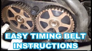 CHRYSLER PT CRUISER TIMING BELT REPLACEMENT Dodge Neon replace water pump [upl. by Eugilegna]