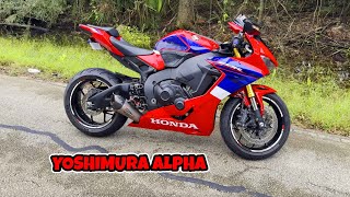 2022 CBR 1000RR YOSHIMURA ALPHA EXHAUST [upl. by Zadoc288]