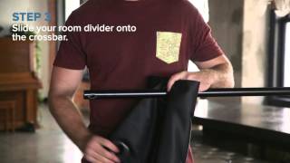 Freestanding Room Divider Kit How To Video DivideAndConquer [upl. by Zawde757]