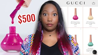 I Bought Every GUCCI Nail Polish was it worth it [upl. by Savart]