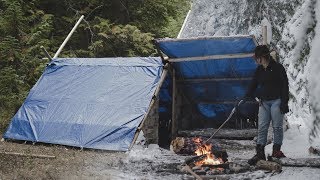 Building a Longterm Camp in the Canadian Wilderness  FULL DOCUMENTARY  Camp Firlend [upl. by Eetnahs]