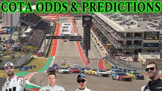 NASCAR at COTA odds amp predictions how will SVG Kobayashi and Kvyat fare Who wins and more [upl. by Ydne]